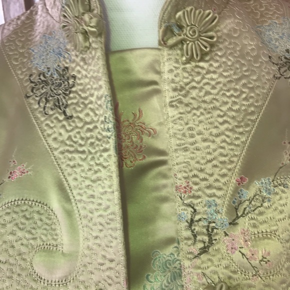 Peony Brand Shanghai China Vintage Silk Kimono 34 - Picture 5 of 11
